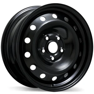Fast Wheels – Steel / Acier – Black – 16″x6.5″ 46mm – All weather Wheels – ES57-1665-44BN+46C571